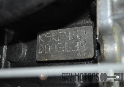 Naudotas MERCEDES-BENZ A180  automobilio variklis K9KF452 internetu